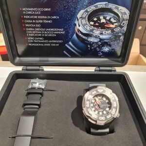 Citizen Eco-Drive Titanium Smartwatch - Black and Silver